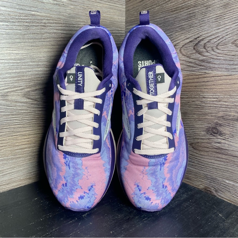 Brooks Women's Purple/Pink Running Shoes - Revel - Picture 6 of 7